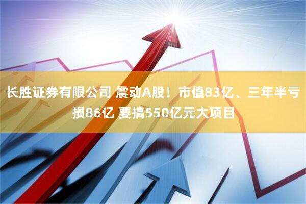 长胜证券有限公司 震动A股！市值83亿、三年半亏损86亿 要搞550亿元大项目